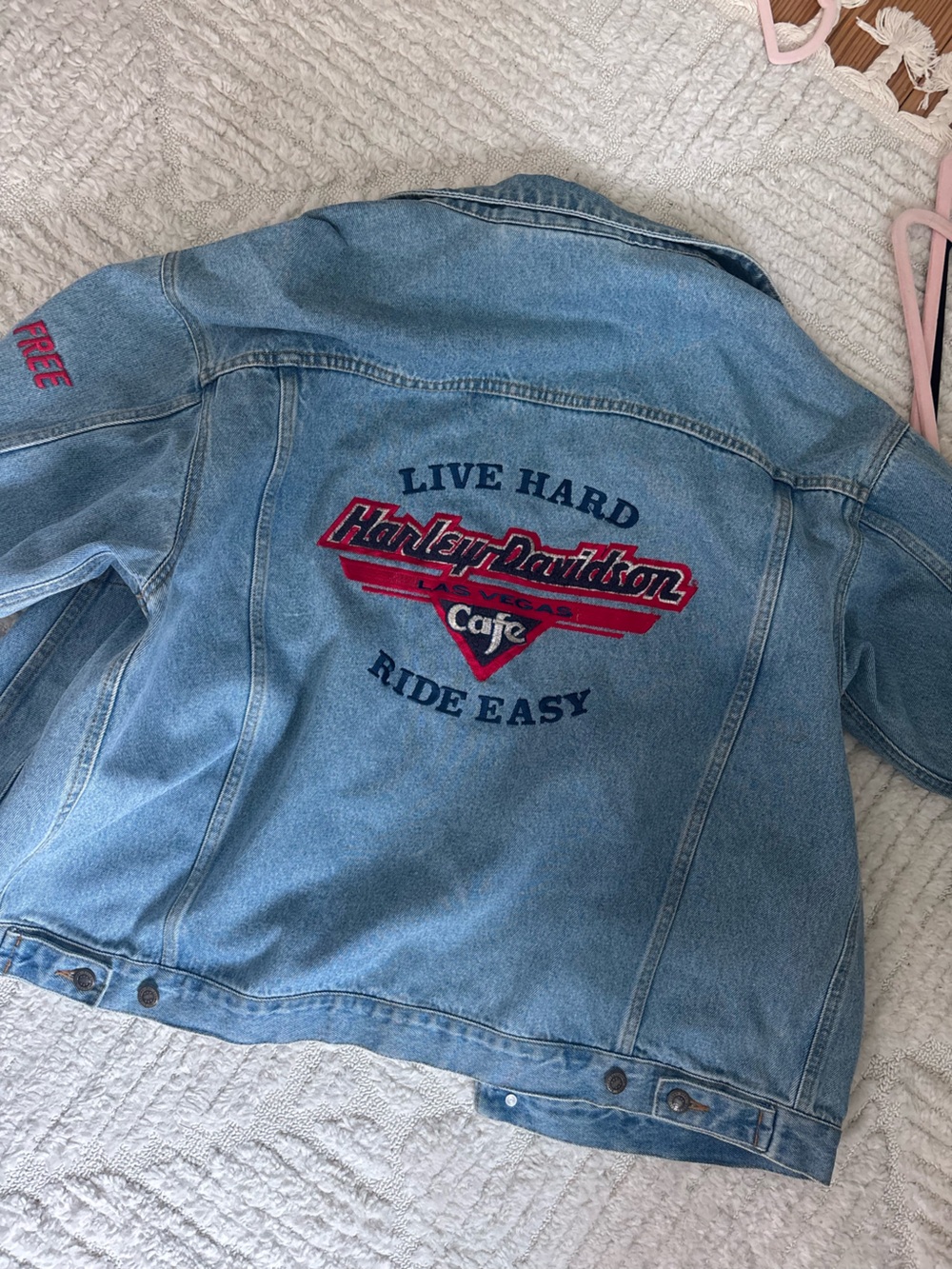 Harley Davidson vintage Denim Jacket - Picture 3 of 8